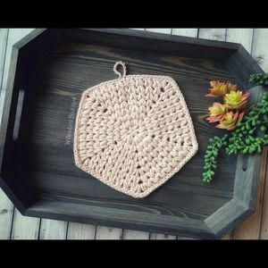 Blush Crocheted Trivet